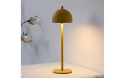AKKU-Tischleuchte Bellis, gelb