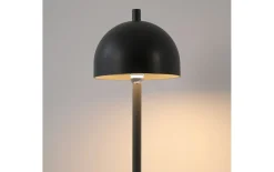 AKKU-Tischleuchte Bellis, schwarz