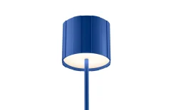 Akku-Tischleuchte Marisa, blau, inkl. Fernbedienung