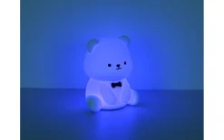 Akku-Tischleuchte Teddy, weiß, inkl. RGB-Farbwechsler