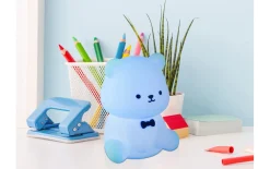 Akku-Tischleuchte Teddy, weiß, inkl. RGB-Farbwechsler