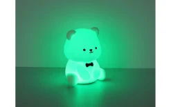 Akku-Tischleuchte Teddy, weiß, inkl. RGB-Farbwechsler
