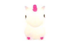 Akku-Tischleuchte Unicorn, weiß, inkl. RGB-Farbwechsler