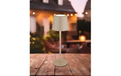 Akku-Tischleuchte Vancouver, sandfarbig, inkl. USB-Kabel