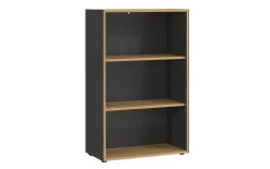 Aktenregal Podium, Eiche Navarra Nachbildung/graphit matt, 120 cm