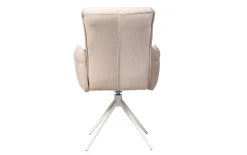 Armlehnenstuhl Ruben S, creme/braun
