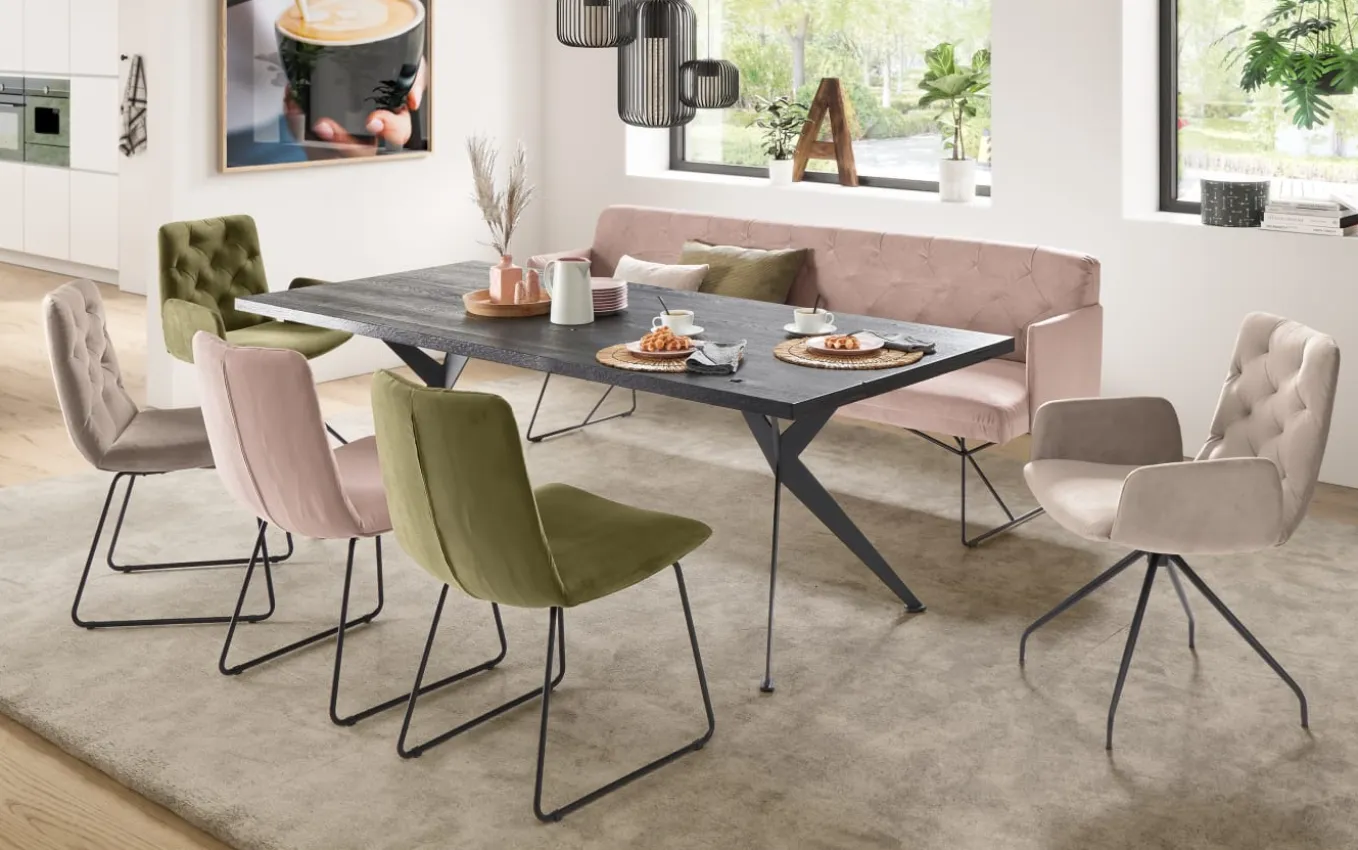 Armlehnstuhl Sixty Chair, silver
