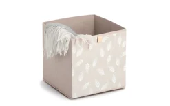 Aufbewahrungsbox Vlies, beige, 32 x 32 cm