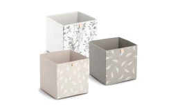 Aufbewahrungsbox Vlies, beige, 32 x 32 cm