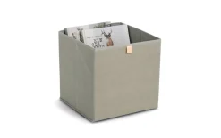 Aufbewahrungsbox Vlies, khaki, 32 x 32 cm