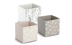 Aufbewahrungsbox Vlies, weiß, 32 x 32 cm