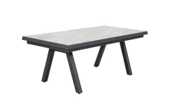Ausziehtisch Bari, anthrazit/grau, 200 cm, inkl. Synchronauszug