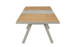 Ausziehtisch Kumasi, Teakholz/Taupe