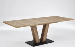 Ausziehtisch Oscar, Struktureiche terra-Nachbildung