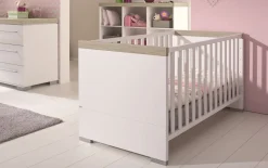 Babyzimmer Kira, kreideweiß/Eiche Nautik-Nachbildung