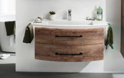Badeinrichtung Spa, Eiche Ribbeck Nachbildung