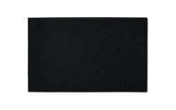 Badematte Uni Cornflower, Baumwolle, schwarz