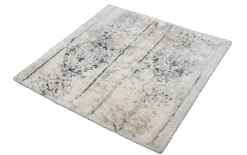 Badteppich Caracas, silbergrau, 60 x 60 cm