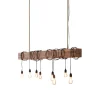 Balkenleuchte Caya, Kerneiche, 150 cm