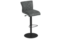 Barhocker Moka, dunkelgrau, inkl. Rückstellfunktion