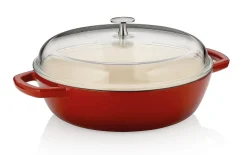 Bauernpfanne Calido, rot, 28 cm, 3,8 Liter