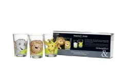 Becher-Set, Dschungeltiere Motiv, 3-teilig