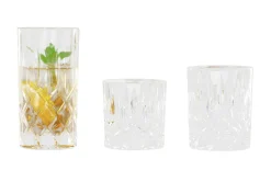 Becher-Set Noblesse aus Kristallglas, 18-teilig