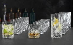 Becher-Set Noblesse aus Kristallglas, 18-teilig