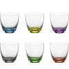 Becher Viva Colori aus Glas im 6er-Set aus Glas in bunt, 300 ml
