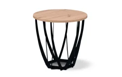 Beistelltisch Mella 1, Artisaneiche/schwarz