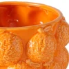Übertopf Orange, orange/grün, 15 cm