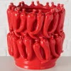 Übertopf Peperoni, rot, 21 cm
