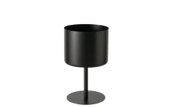 Übertopfset Podest, schwarz, 2-teilig