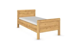 Bett Cherie, Asteiche Nachbildung, 100 x 200 cm