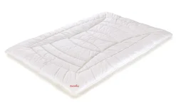 Bettdecke Nima medium warm, weiß, 155 x 220 cm