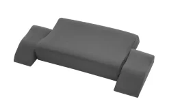 Bezug Neck-Protect, grau, 2-teilig