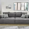 Big Sofa Moldau, grau, inkl. Kissen