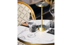 Bistrotisch, Marmor-Nachbildung/schwarz