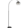 Bogenleuchte Newcastle, schwarz, 196 cm