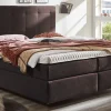 Boxspringbett Asetto, Rami grey, 180 x 200 cm, Härtegrad 3 und 4