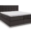 Boxspringbett Felina Fly, dunkelgrau, 180 x 200 cm
