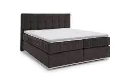 Boxspringbett Felina Fly, dunkelgrau, 180 x 200 cm