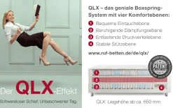 Boxspringbett Livia beige, 180 x 200 cm