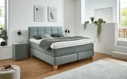 Boxspringbett OC-BX23165, steel, 180 x 200 cm