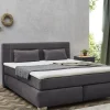 Boxspringbett Romana Mix, dunkelgrau, 180 x 200 cm