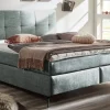 Boxspringbett Somo, Fluff Antarctica, 180 x 200 cm, Härtegrad 3 und 4