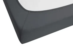 Boxspring-Spannbetttuch, anthrazit, 180 x 200 cm