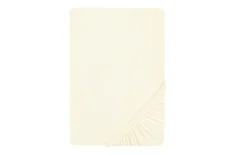 Boxspring-Spannbetttuch, creme, 140 x 200 cm