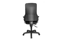 Bürostuhl Actionstar 1303, Bezug schwarz, Kunststofffußkreuz schwarz