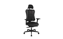 Bürostuhl Sitness RS PRO 2020, schwarz, Nähte rot